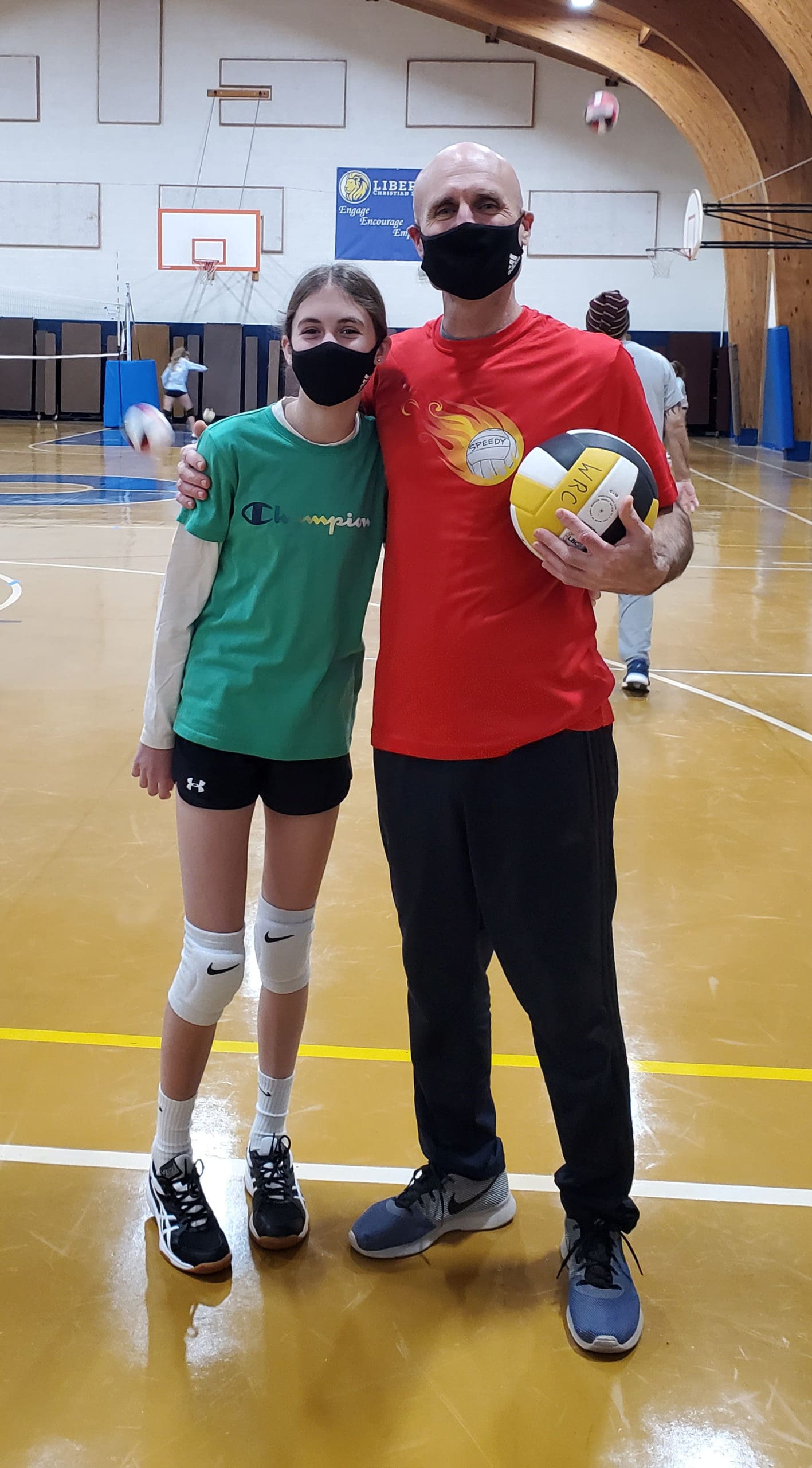 Coach and Daughter sm Intermediate Clinic